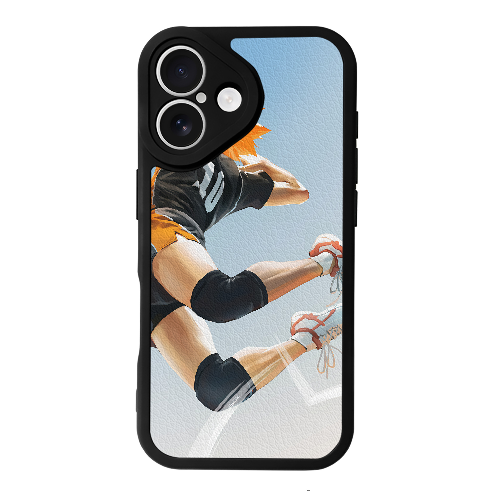 （画像用） ハイキュー!! Haikyu!! 【iPhone 16シリーズ対応】シリコンスマホケース（レザー調） 材質：シリコン